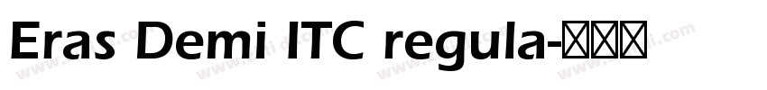 Eras Demi ITC regula字体转换